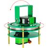 Yahboom Kit servomotore a 2 vie per robot fai da te, piattaforma elettrica con servo in metallo, accessori per fotocamera o braccio robot (servo in metallo 2DOF con pannello di controllo e