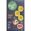 CROC'IN - Coppette Commestibili da Riempire Oro - Base per Pasticceria o Aperitivi - Finger Food - Artigianali e Vegane - 24 Pezzi