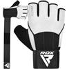 RDX Guanti Palestra, Fitness Guantoni Pesi Bodybuilding con 3 Piastre di Allineamento Del Polso, Cinghia di Supporto 15 Pollici Protezione Antiscivolo Palmo, Powerlifting, Calisthenics, Uomo Donna