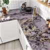 HotDecor Carta Da Parati Marmo Colore Lilla Pellicola Adesiva Per Mobili Rivestimento Cucina Adesivo Carta Da Parati Autoadesativa Lavabile Per Soggiorno Bagno Rotolo Adesivo Per Mobili 40cm x 200cm