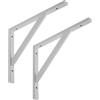 SOTECH 2 staffe pesanti 395 x 315 mm bianco portata 75 kg staffa pesante mensola in acciaio staffa a muro staffa a muro