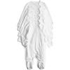 Marks & Spencer Confezione da 5 Tutine in Puro Cotone con Zip Frontale Bambini Unisex Bianco