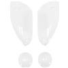 cyclingcolors 4x lente freccia Protezione lente indicatore di direzione anteriore e posteriore in plastica per moto scooter ciclomotore compatibile con MBK Nitro Yamaha Aerox