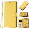 XINQCASE per Samsung Galaxy A51, Custodia a Portafoglio in Pelle PU [Tracolla Staccabile], Flip Libro Custodia Cover per Samsung A51, Giallo