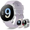Iaret Smartwatch Donna Orologio Fitness 1.32 HD iOS Android Smart Watch con Chiamate Assistente Vocale Notifiche Messaggi, 20 Modalità Sport Contapassi Cardiofrequenzimetro SpO2 Sonno, Argento