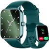 Gydom Smartwatch Uomo, 1.8 Orologio Smartwatch con Alexa Integrato, Effettua/Risposta Chiamate, Fitness Tracker con Cardiofrequenzimetro, Contapassi SpO2 Sonno, 110+ Sportive, IP68 per Android iOS