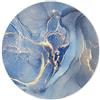 ITNRSIIET Tappetino per Mouse con Base in Gomma Antiscivolo, Bordi cuciti resistenti, Scorrimento Facile, Resistente agli Schizzi, Pratica e Facile da Pulire, Struttura in marmo blu