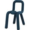 Moustache - Sedia imbottita Bold - Blu - Schiuma di poliuretano - Designer Big Game