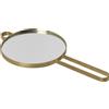 Ferm Living - Specchio a mano Poise - Metallo - Ottone massiccio - Designer Trine Andersen