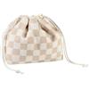 VelvetGlow Gesteppte Kosmetiktasche di cotone con coulisse e fodera in canvas, in stile giocoso e carino, ideale come borsa per cosmetici da viaggio o sacchetto regalo per donne e ragazze