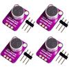 GERUI 4 pezzi GY-MAX4466 Electret Microfono Amplificatore con Gain Control regolabile per Arduino (4 pezzi)