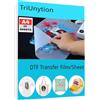 TriUnytion Pellicola di Trasferimento DTF A4 (21 x 29,7 cm), Carta Transfer DTF Trasparente Pet Opaca Bifacciale per Magliette, Tessuti, Vestiti, Cappelli (20 Fogli)