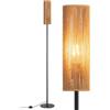 EDISHINE Lampada da Terra con Lampadina LED E27 2700K a Luce Calda e Paralume in Corda Intrecciata, Interruttore a Pedale, Lampada da Terra Moderna per Soggiorno, Camera da Letto, Ufficio, 165 cm…