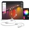 Philips Hue Festavia Permanent Prolunga per Stringa di Luci da Esterno, 9 M, Dimmerabile, Resistente alle Intemperie, Impermeabile, Facile da Installare, White and Color Ambience, Cavo Bianco