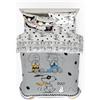 Franco Set Trapunta e Lenzuola, Microfibra, Black-Peanuts Halloween, 5 Pezzi Queen Size