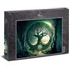 Ulmer Puzzleschmiede - Vecchia foresta dei Druidi - Puzzle con albero della vita celtico da 1000 pezzi - mondo mistico tra natura e magia - Qualità Made in Germany