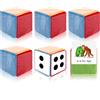 FWEEK 6 dadi con tasche da taschino, 10 cm, cubo in schiuma con tasche da taschino, Soft Foam Learning Blanko Dice, fai da te Education Games Dadi da gioco per asilo, scuola materna, scuola materna