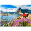 MyPuzzle.com MyPuzzle Tipiche Case Rosse Di Pescatori In Un Porto Delle Lofoten, Norvegia - Premium 1000 Pezzi Puzzle - MyPuzzle Collezione speciale di Puzzle Galaxy
