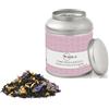 NOVECENTO TE' Novecento Tè | Tè Nero Pesca e Albicocca in Foglie - 90 Gr | Miscela Con Malva, Fiori Girasole Infusi | Sfuso in Latta Metallo