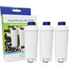 AquaHouse 3x AH-CDE Filtro compatibile per filtro acqua DeLonghi DLSC002, SER3017, 5513292811, adatto per macchine da caffè da caffè e caffè espresso Delonghi