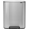 BRABANTIA PATTUMIERA BO PEDAL BIN, 2 X 30 211461, ACCIAIO INOX SATINATO