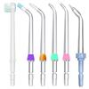 Yaowanguan 6 Pezzi Punte Idropulsore di Ricambio per Waterpik WP-100/WP-250/WP-450/WP-560/WP-660/WP-811/WP-861W/WP-900/WP-940/WP-950(Spazzolino,Viola Placca Dentale,Ortodontica,Classic,Tascabili)