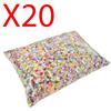 CARNIVAL TOYS Pacchetto Risparmio: 20 Sacchi da 1 kg di Coriandoli Colorati - Totale 20 kg - Produzione 100% Italiana
