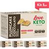 Love Keto Plumcake Con Base Di Cioccolato Gusto Vaniglia 3 Confezioni Da 45 Grammi Kit 5 Pezzi