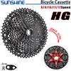 GOLDIX SUNSHINE Cassetta MTB 8/9/10/11/12 Velocità 40/42/46/50/52T Pignone Cassetta K7 Nero per Struttura SHIMANO HG