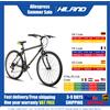 JOYSTAR Hiland 24 26 pollici Mountain Bike per uomo donna, telaio in acciaio ad alto tenore di carbonio a 21 velocità, bicicletta sportiva MTB per adulti