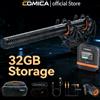 COMICA Microfono Shotgun Wireless COMICA VM40 Super Cardioide 2.4G, 48kHz/32-bit, con Memoria Integrata da 32GB per Fotocamera, Smartphone, PC
