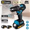 Gisam Gisha 65N.m 13MM 35 + 3 Coppia Brushless Trapano a percussione elettrico Cordless Cacciavite elettrico Strumento di potere per Makita 18V Batteria Pin