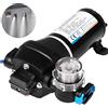 VEVOR Pompa a Membrana ad Alta Pressione FL-40 40PSI Pompa a Membrana per Acqua Spruzzatore Autoadescante 17L / min 12V, Utilizzo Camper/Barca/RV/Giardino/Industria Agricola