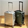 DOUBLE TRAVELLER Borsa da viaggio per valigia trolley di grande capacità Valigia da viaggio in lega di alluminio-magnesio Bagagli rotolanti da lavoro