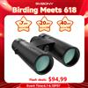 svbony Binocolo Svbony SV202 Aggiornato con Lenti ED Grandangolari 8x32/8x42/10x42, Prisma Bak4, Impermeabile IPX7 e Antiappannamento per Birdwatching e Campeggio