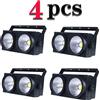 GOTSTAGE 1/4PCS 200W 2eyes COB LED DMX Flood Blinder Luci di Natale Freddo Bianco Caldo DJ Pubblico Illuminazione Della Fase Della Discoteca Festa di Nozze