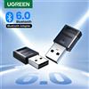 UGREEN Adattatore Bluetooth USB, dongle Bluetooth 6.0 per PC Windows 11/10/8.1, ricevitore e trasmettitore Bluetooth per tastiera/mouse