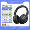 Haylou Cuffie Wireless HAYLOU S40 ANC con Cancellazione del Rumore 50dB, Audio Spaziale 3D Hi-Res, Auricolari con LDAC Bluetooth 6.0, Cuffie Over-Ear