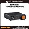 Fosi Audio Amplificatore per Cuffie HIFI Fosi Audio ZH3 con DAC Desktop AKM4493SEQ, Preamplificatore Completamente Bilanciato con Telecomando e Ingresso Trigger 12V