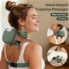 foreverlily 4D Bionic Dito Collo Spalla Massaggiatore Senza Fili Collo Cervicale Trapezius Impastare Massaggio Scialle Motore Brushless Collo masajeador