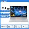 Ninkear S14 Laptop 14" 2.2K IPS AMD Ryzen 5 7535HS 16GB LPDDR5X 1TB SSD WiFi 6 BT5.3 1kg Ultra Leggero Ricarica Rapida PD65W Impronta Digitale Type-C Windows 11