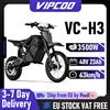 VIPCOO H3 Moto Elettrica da Fuoristrada 3500W 48V 23AH, Moto Elettrica con Pneumatici Larghi e Sospensioni ad Azoto per Adolescenti e Adulti