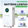MFUZOP Batteria DatoBoss LiFePO4, 51,2 V, 314 Ah, 16,07 kWh, con protezione BMS, per accumulo di energia solare, sistemi off-grid, inverter ibridi e Powerwall.