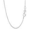 NKlaus collana veneziana d'argento 925 in argento, catena d'argento 40cm 1,00mm 2,4gr 5748