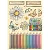 Wooden Shape Colorato Daisy Art