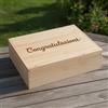 Vinclick.it Cassetta in Legno Personalizzata per 3 bottiglie