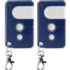 Vegena 2 trasmettitori per porta del garage - 433,92 MHz telecomando compatibile con Chamberlain LiftMaster MotorLift 84335E, 94335E, 84335E, 84335EML