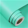 FunStick Carta da Parati Verde Acqua Tinta Unita Carta da Parati Adesiva Muro Soggiorno Adesivi Murali Bambini Impermeabile Pellicola Adesiva per Scrivania Pellicola Autoadesiva Blu Verde 40CM×2M