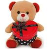Peluche 20cm Orso con scatola cuore