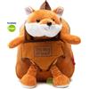 MINI ZAINO ASILO CON PELUCHE PERLETTI VOLPE